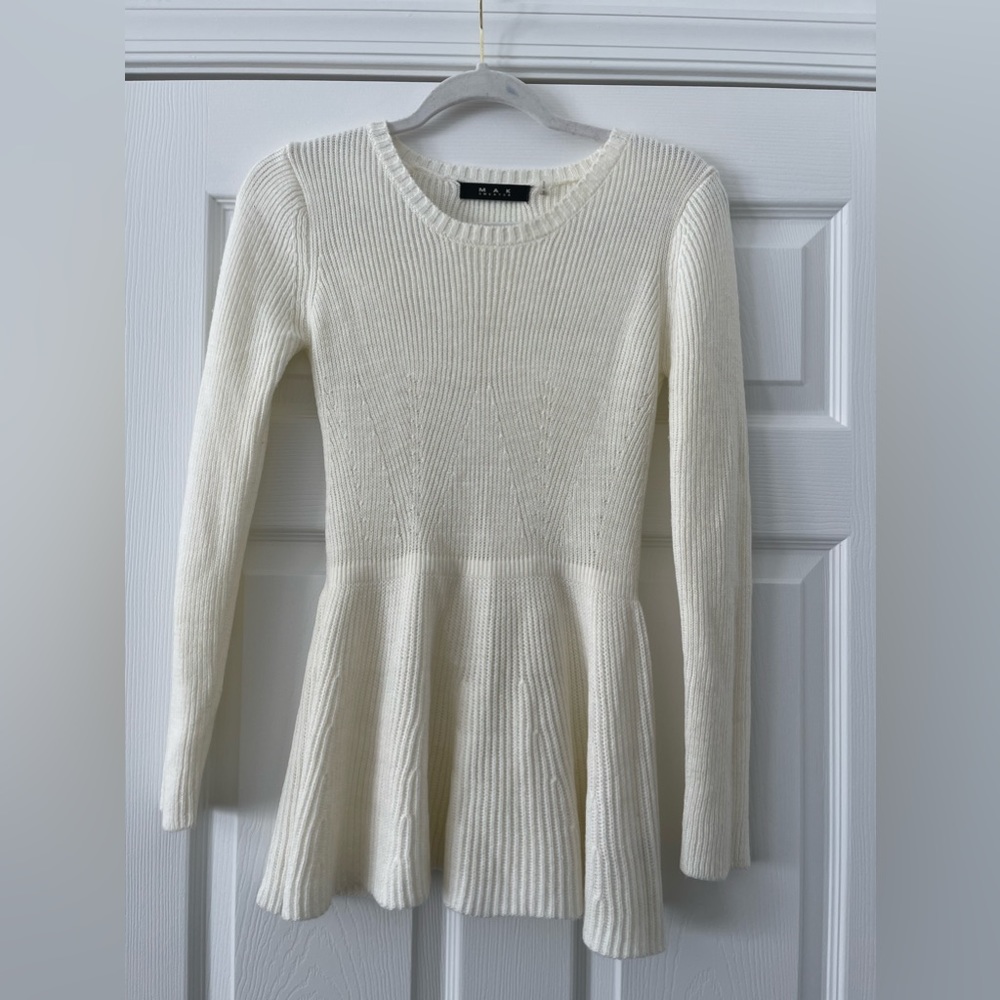Naked Wardrobe Peplum sweater